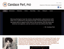 Tablet Screenshot of candacepert.com